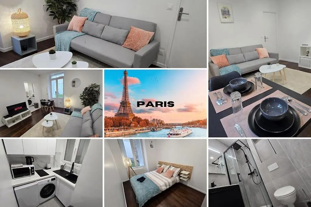 Havre Paisible Et Moderne - Porte De Paris Apartment Ivry-sur-Seine 0*,